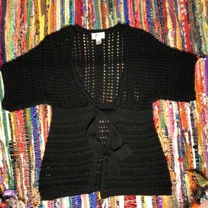 Ann Taylor LOFT black cardigan